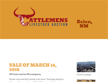 Tablet Screenshot of belenlivestockauction.com
